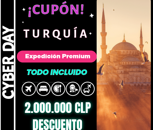 CyberDay: OFERTA CUPON DE DESCUENTO - Turquía : 19 al 30 de Septiembre 2026